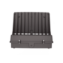 Back view of Votatec WP10-120M-PSC-3CCT full cut-off LED wall pack showing heat-sink fins and wall-mount housing