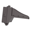 Side profile view of Votatec WP10-120M-PSC-3CCT full cut-off LED wall pack showing slim forward-throw housing design