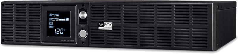 WB1500vA Rack Tower Battery Backup UPS 120V 15A Sine Wave Output, Line Interactive