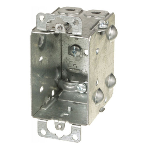 1104-L 2 1/2″ Deep device box with plaster ears