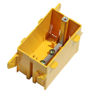 One Gang non-metallic switch and outlet box
