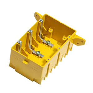 Three Gang non-metallic switch and outlet box