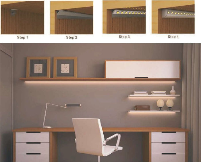 MRS1616A Aluminum Channels Profiles for Specialized LED Lighting