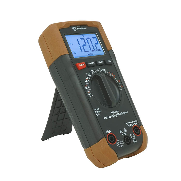 Southwire 10041N Auto-Ranging Digital Multimeter, 600V AC/DC