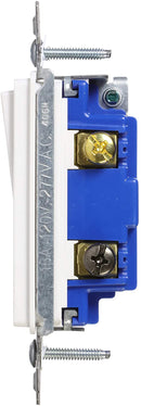 EATON 7503W-BOX 3-Way Decorative Standard Rocker Switch, 120/277 Vac, 15 A, 3 Way, White