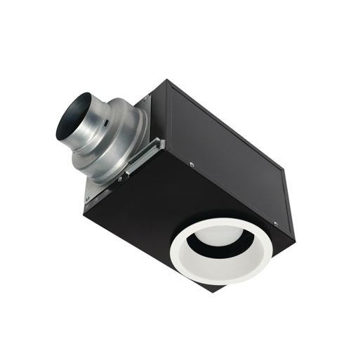 Panasonic Whisper Recessed Architectural Grade 80CFM Ceiling Flush Mount Dimmable Ventilation Exhaust Fan with LED Light