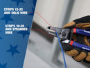 Southwire S1020SOL-US 10-20 AWG SOL & 12-22 AWG STR Compact Handles Wire Stripper and Cutter
