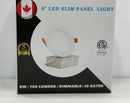 Usri 4-inch LED Slim Panel Potlight 9w 750LM, IC Rated, 6000K, Dimmable