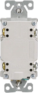 Eaton GFCI Self-Test 15A -125V Tamper Resistant Duplex Receptacle with Nightlight & Standard Size Wallplate, White