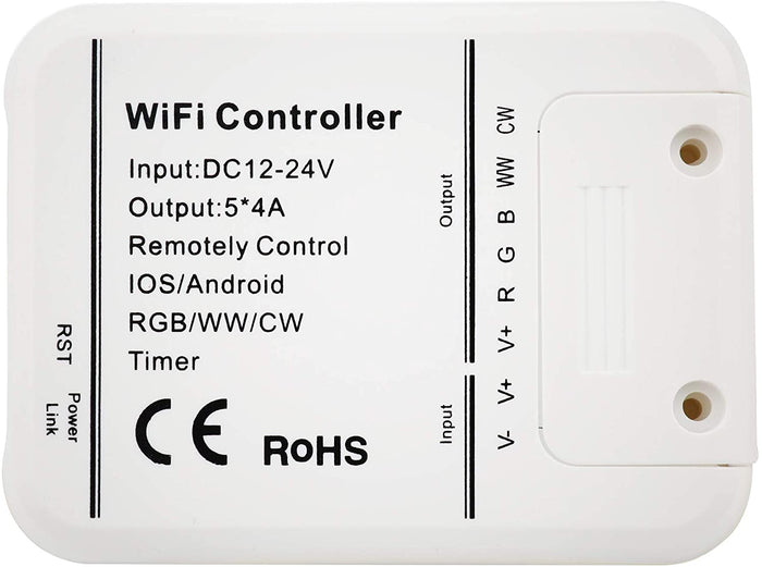 LEDENET Smart WiFi LED Controller 5 Channels Control 4A5CH CW/WW RGB RGBW RGBWW LED light,