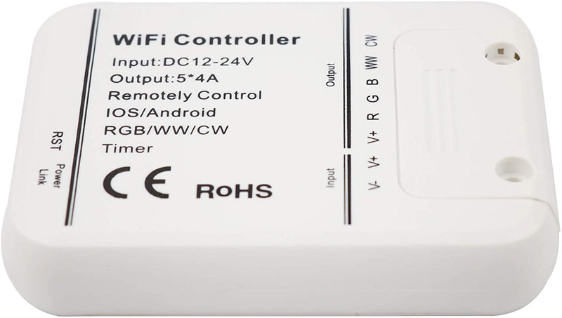 LEDENET Smart WiFi LED Controller 5 Channels Control 4A5CH CW/WW RGB RGBW RGBWW LED light,