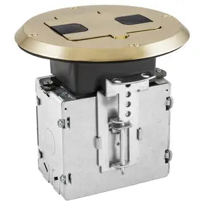 Hubbell RF515BR Flush Floor Box Kit