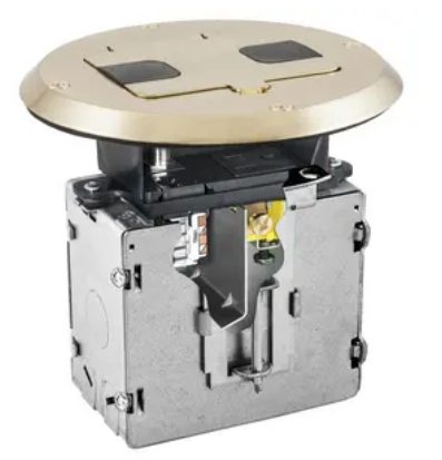 Hubbell RF515BR Flush Floor Box Kit
