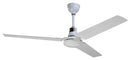 160F7-10 Gold Line Extra Heavy Duty Industrial Ceiling Fan, 3-Prong plug with 16” extension cord - white