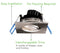 3" 8W LED Recessed LED Downlight Eyeball Gimbal - Module + Trims