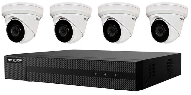 Hikvision 4K NVR with 4Ch,1TB HDD, 4 X 4MP IP Turret Cameras. Installation Included!