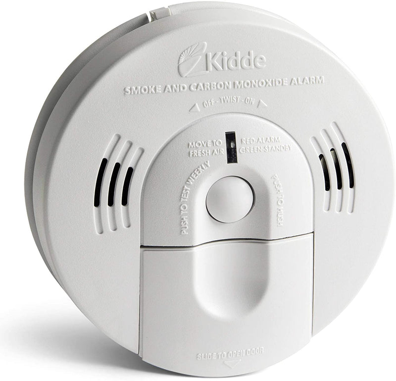 KIDDE – 900-0119 – 120V Talking Combination Smoke & CO Alarm with Battery Backup. White