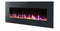 Panther 50" LED Electric Fireplace with heating & 3 colors LED lights for flames, Wall Mounted or Built-in