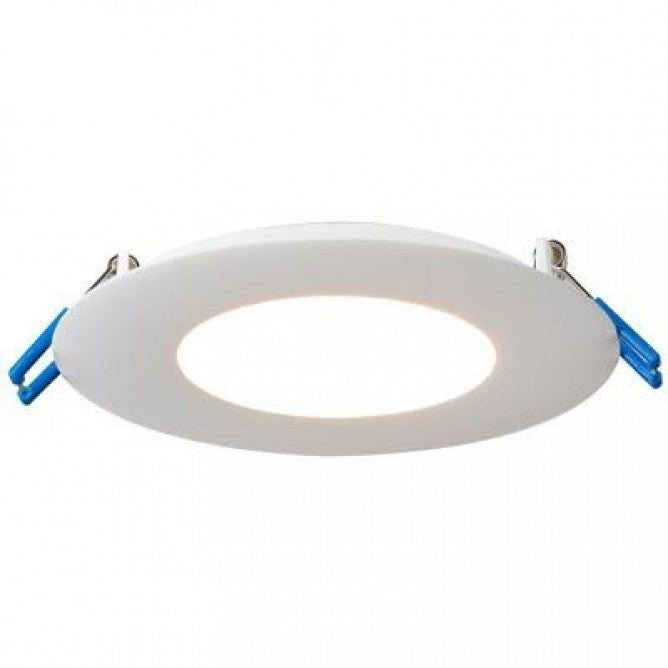 Lotus LED 13.5 Watt 4" Ultra Slim Round Recessed LED Downlight - 3000K - 760 Lumens - White