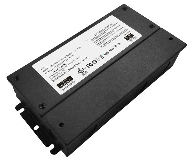 192W 24VDC Non-dimmable Class P Type HL Class 2 constant voltage LED driver UL/cUL,