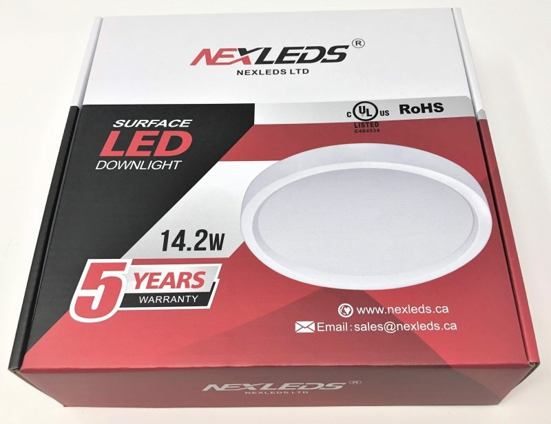 4" LED Surface Mounted Disk Light 14.2W - Anti Glare