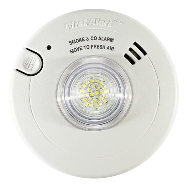 BRK 7030BSLA AC Hardwired Combination Smoke and Carbon Monoxide Detector with Battery Back-Up