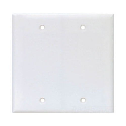 Eaton PJ23W 2-Gang Blank Box Mount Plate, White
