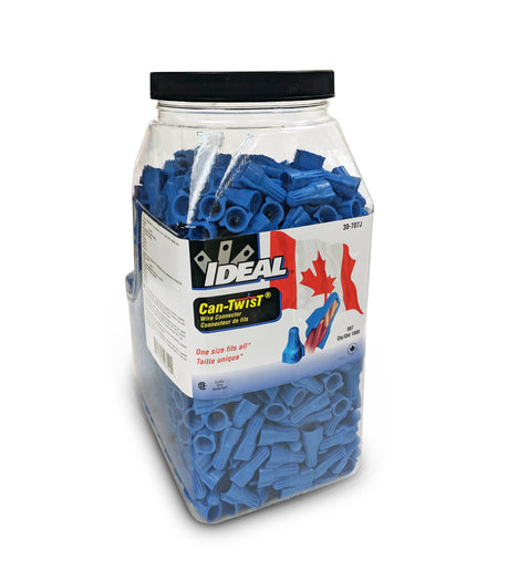 Ideal Industries Can-Twist™ 30-707J Wire Connectors -Jar Of 1000 Marretts