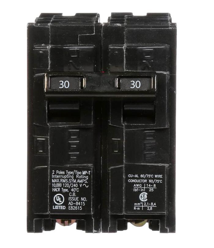 Siemens Q230 30 Amp Double Pole Circuit Breaker