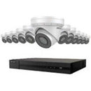 Hikvision EKI-K164T412 4K Value Express Kits 13-Piece Kit, (1) ERI-K216-P16 16 PoE NVR, (12) ECI-T24F2 4 MP Cameras