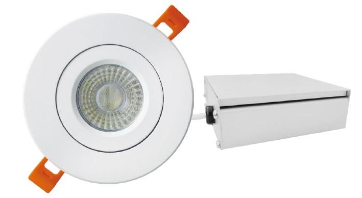 Alte 4" 10W 750LM Round LED Potlight Recessed Gimbal- 5CCT. Pack of 20.