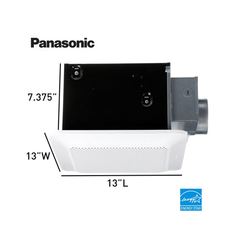 WhisperChoice Auto Pick-A-Flow 80/110 CFM Ceiling Exhaust Fan with Motion/Humidity Sense and Flex-Z Fast Bracket