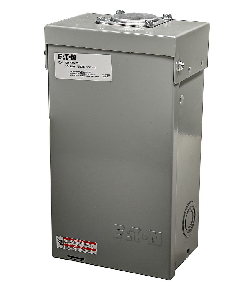 Eaton Spa Pack Panel W/Factory Installed 2P 50AGround Fault Circuit Breaker