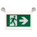 Mircom LED Running Man Sign with Adjustable Twin Spot LED Lights (Remote Capable)