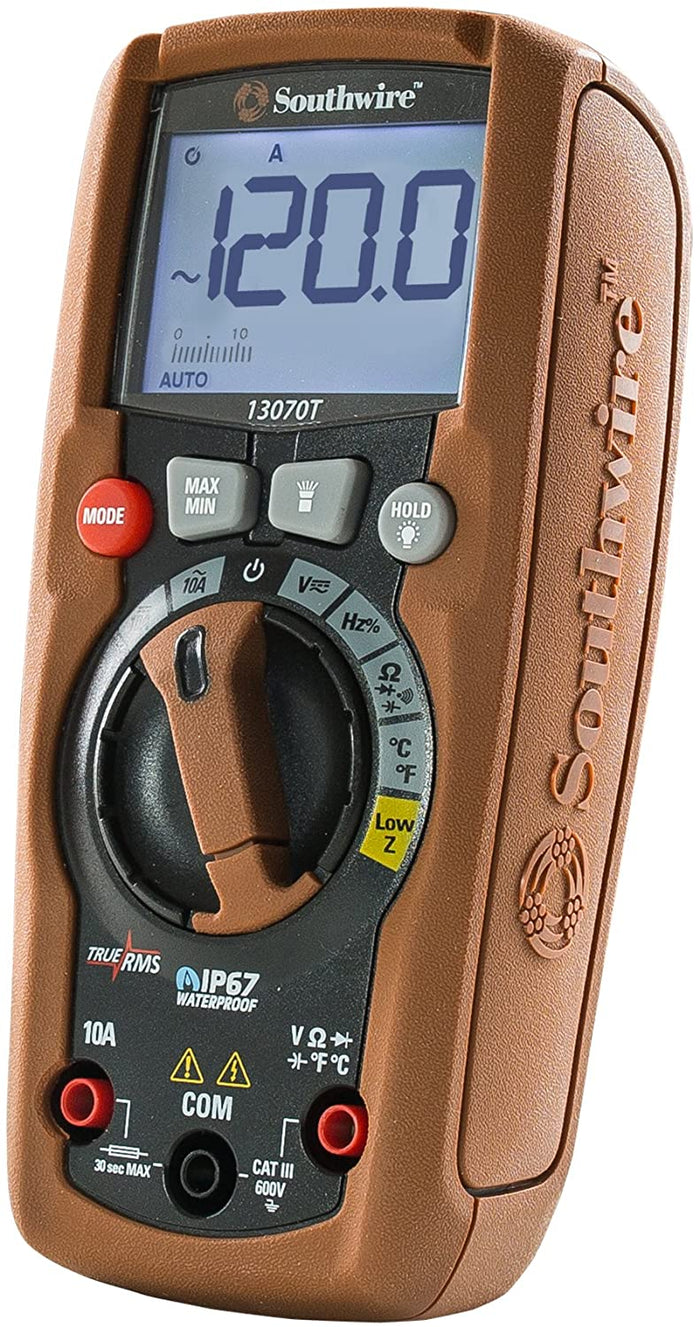 Southwire Multimeter, Auto Restro 13070T