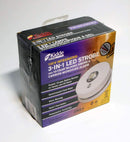 Kidde P4010ACLEDSCOCA-2 3-in-1 smoke carbon monoxide and LED strobe alarm retail packaging