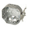 54151-LB 4″ Diameter octagonal box with clamps & bracket
