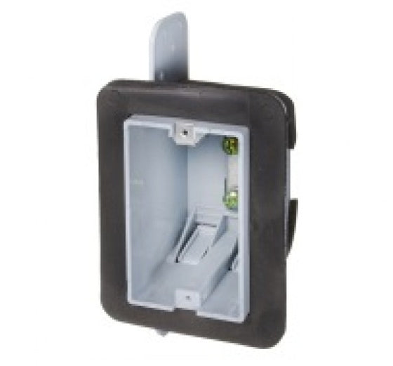 Plastic Device Box, 3-Gang with Vapor Barrier