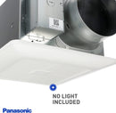 Panasonic FV-1115VK2 WhisperGreen Select bathroom fan with white grille and no integrated light