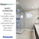 Panasonic FV-1115VK2 WhisperGreen Select quiet bathroom exhaust fan for humidity and moisture control