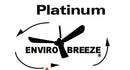 190A-7S 220v Platinum Line Industrial Service Ceiling Fan, with 3-prong plug installed