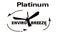 190A-7 Platinum Line Industrial Service Ceiling Fan, with 3-prong plug installed
