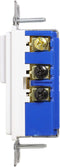 EATON Wiring TR7730W 15-Amp Receptacle 120-Volt Decorator Combination Single-Pole