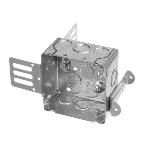 52171-KSSX-1 4″ Square Steel Stud Box Knockouts & Bracket