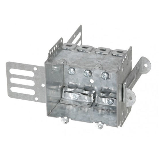 2104-LSSA-2X 2 1/2″ Deep Non-Gangable 2 Gang Steel Stud Box