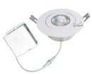 Votatec VO-GRP4W10-120-RGB 4 inch RGB gimbal pot light with driver junction box and remote control